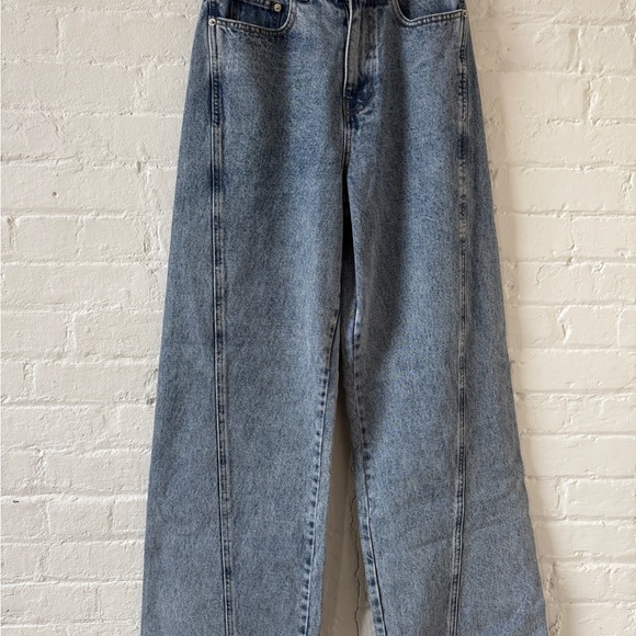 NWT Dissh Carson Mid Blue Wide Leg Jean - Picture 7 of 7